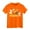 Orange, variant on WUXIAN Toddler Shirt Short Sleeve Excavator Graphic Solid Color Tee Shirts Tops,Black,3-4 Years