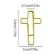 thumbnail image 1 of Clip de Papel con Forma de Cruz de Macarrón Creative Office Paper Clip, 1 of 1