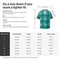thumbnail image 5 of Fotbe Funny Chicken Camisa Estampada de Manga Corta para Hombre, Casual de Verano, Estilo Playero, Sin Arrugas-Large, 5 of 5