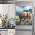 thumbnail image 5 of Coolnut Highland Cow Dishwasher Magnet Cover, Anti-Scratch Magnetic Stickers for Fridge Dishwasher Panel, Home Kitchen Personalized 20 x 26 Inch Home Decor, 5 of 5