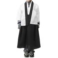 thumbnail image 4 of KAKOWELY 1 juego de kimono japonés tradicional, conjunto decorativo para niño (talla 120), 4 of 5