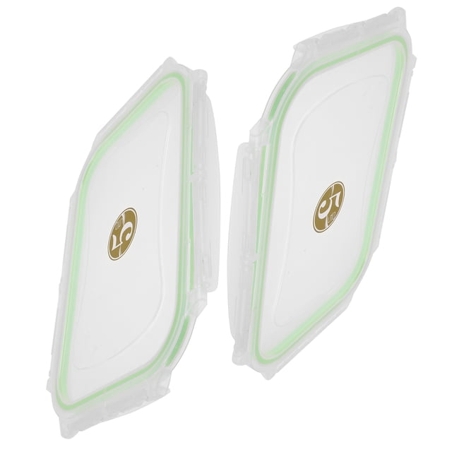 unbranded 2Ud De Plástico Para De Comida Reutilizable Y Duradera Color Plata