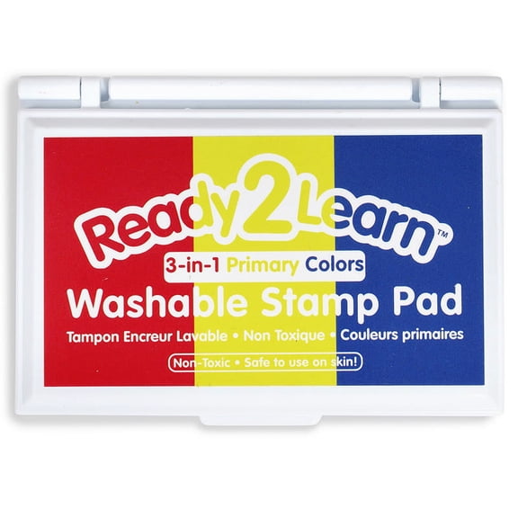 Learning Advantage Ready 2 Learn Washable Stamp Pad - 3-in-1 Primary (CE 10051)