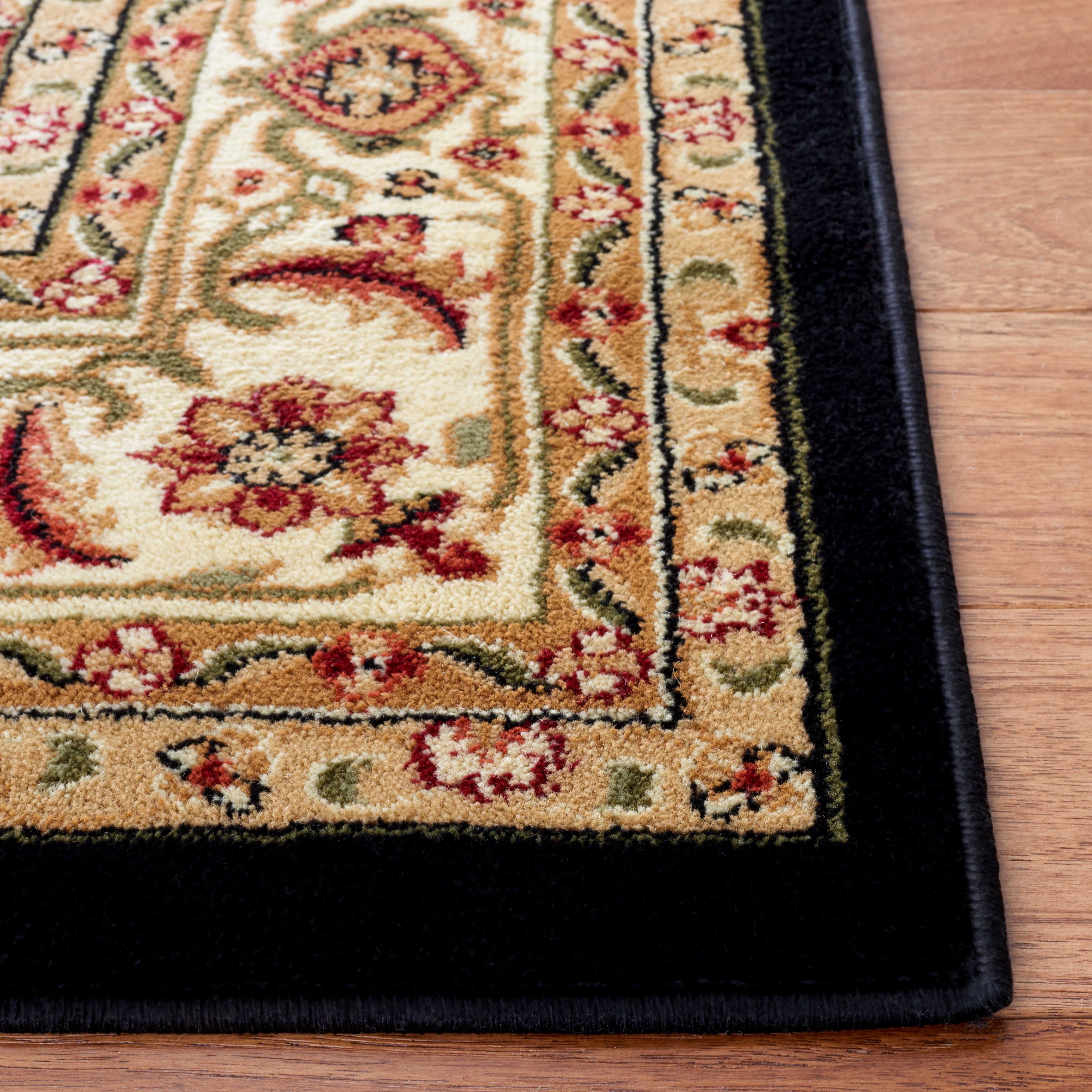 Safavieh Lyndhurst Miranda Floral Area Rug, Black/Beige, 6' x 8'