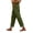 Black, variant on kaondbfi Cotton Linen Pants Women Summer Casual Straight Leg Pants Elastic Waist Beach Trousers with Pockets