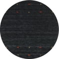 thumbnail image 1 of Ahgly Company Indoor Round Traditional Gunmetal Green Persian Area Rugs, 3' Round, 1 of 6