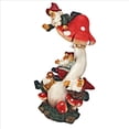 thumbnail image 3 of Design Toscano Mushroom Madness Garden Gnome Statue, 3 of 7