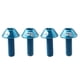 thumbnail image 1 of Paquete de 4 tornillos M6 de aleación de aluminio de 15 mm para MTB, bicicleta de montaña, bicicleta, soporte para botella, soporte para manillar, tor Azul Macarena Pernos de la jaula de la botella de agua, 1 of 7