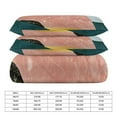 thumbnail image 2 of 3 Pcs Soft Bedding Set, Includes 1 Duvet Cover with Zipper And 2 Pillow Shams,Abstract Green Mountain Landscape Color Block Minimalist Twin(86"x70"), 2 of 8
