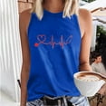 thumbnail image 2 of IROINNID Women's Sleeveless Summer Sexy Casual Tops Basic Round Neck Printing Leisure Tank Tops Spring Saving Sale, 2 of 2