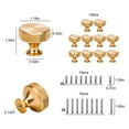 thumbnail image 2 of EEEkit 10pcs Drawer Pulls, Aluminum Alloy Modern Cabinet Knobs for Dressers, Closet Doors, Gold, 2 of 6