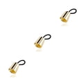 thumbnail image 1 of Jumpingount Hair Ties Alta elasticidad Adornos elásticos Anillo de cola de caballo ajustable Scrunchies para mujeres Accesorios Oro Type1 NO1 Jumpingount  CBP234460, 1 of 6