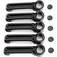 thumbnail image 2 of kit De Cobertura De Poigne De Porte Et De Hayon Noir Para Jeep Wrangler Jk 2007-2018 / Jeep Liberty 2008-2012 / Dodge Nitro 2007-2011, 2 of 5