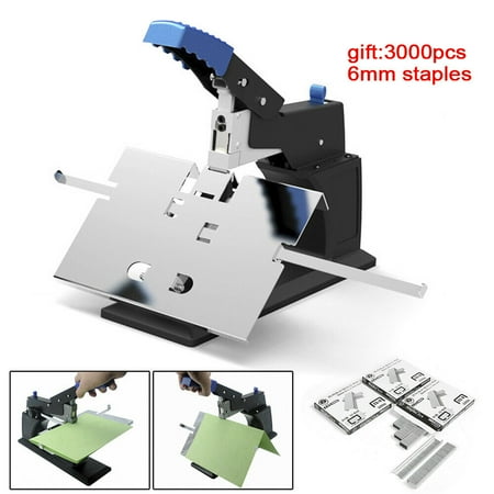 Manual Dual Flat and Saddle Stapler Stitcher Heavy Duty Binding Machine 6.5mm US