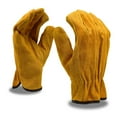 thumbnail image 2 of 12-Pack of Cordova 7810S Select Split Leather Driver Work Gloves, Unlined, Shirred Elastic Back,Keystone Thumb, Russet, Small, 2 of 2
