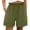 Army Green Shorts Women, variant on Pxxlle Plus Size Shorts for Women with Pockets Ruffle Elastic Waisted Shorts Summer Casual Wide Leg Beach Vacation Shorts Orange XXL