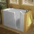 thumbnail image 2 of Meditub 3053Rs 53" Fiberglass Soaking Walk In Tub For Alcove Installations - Off White, 2 of 3