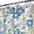 thumbnail image 3 of Pioneer Flower Floral Print Pattern Shower Curtain 36"x72" ,Bathroom Decorative Shower Curtains Set with 12 Hooks,Modern Waterproof Washable Shower Curtain, 3 of 6