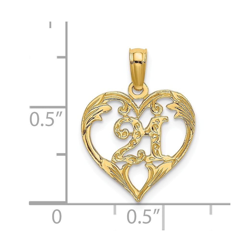 Heart Pendant Necklace Cut 