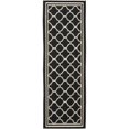 thumbnail image 1 of Safavieh Courtyard Black Indoor Outdoor Rug - Runner 2'3" x 18', 1 of 5