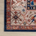 thumbnail image 5 of nuLOOM SplashGuard Machine Washable Area Rug, 6' x 6', Square, Rust, 5 of 11
