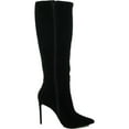 thumbnail image 2 of Steve Madden Womens Izetta Suede Knee-High Boots Black 8 Medium (B,M), 2 of 3