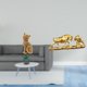 thumbnail image 2 of Estatua De Gato, Figura Decorativa De Resina, Adorno De Escritorio Coleccionable, Escultura Animal Para Entrada, Estantería, Sala De Estar, Dormitorio, Figura De Toro, Estatua De Oso Y Toro, 2 of 8