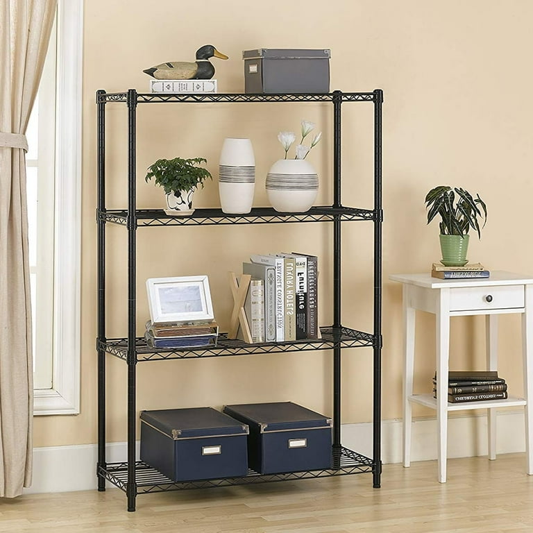 Dkeli 4-Tier Heavy Duty Wire Shelving Unit - 36"L X 14"W X 54"H, 1000 Lb Capacity