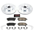 thumbnail image 3 of PowerStop Front Z23 Evolution Sport Carbon-Fiber Ceramic Brake Pad and Drilled & Slotted Rotor Kit Fits: SUBARU Select Models K7356, 3 of 10