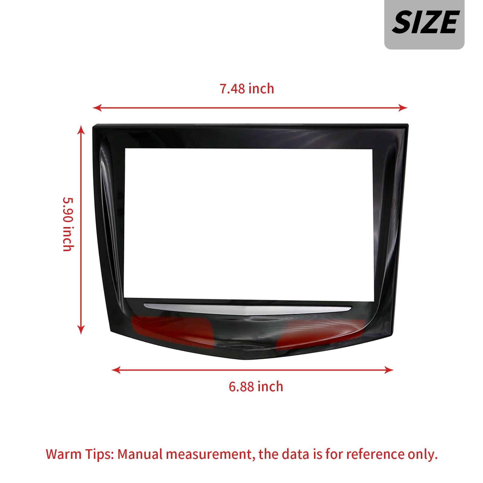Anxingo CUE Touch Screen Display with Removal Tools Replacement for Cadillac ATS CTS ELR Escalade SRX XTS 2013-2017 Replace 20867046