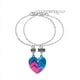 thumbnail image 1 of Media pulsera, pulseras para niños, pulseras con corazón, pulseras para amigas, pulseras, 1 of 5