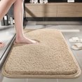 thumbnail image 3 of DEKAXID - 1 alfombra de baño absorbente antideslizante de felpa para bañera, alfombra gruesa para puerta de inodoro, accesorios de baño, decoración del hogar y habitación, 3 of 7