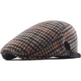 thumbnail image 3 of CoCopeaunts Beret Hat Plaid Wool Cabbie Hat Men Women Adjusted Ivy Newsboy Cap Male Female Artist Painter Autumn Winter Hat, 3 of 7