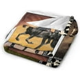 thumbnail image 3 of Horse Blanket Soft Warm Running Horse Prints Throw Blanket for Women Girl Fluffy Plush Lightweight Cozy Horse Fleece Flannel Gift Blankets for Adults Kids Bedding Couch Sofa 80"X60", 3 of 6