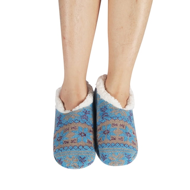 WEAIXIMIUNG Bas de Compression pour Femmes Mollet Grand 20-30 Femmes Bas d'Hiver pour Plancher Bas Chauds d'Intérieur Bas Ménagers