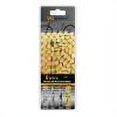 thumbnail image 1 of VG Sports Cadena de bicicleta 116 eslabones 8 velocidades MTB medio cadena hueca (oro), 1 of 5