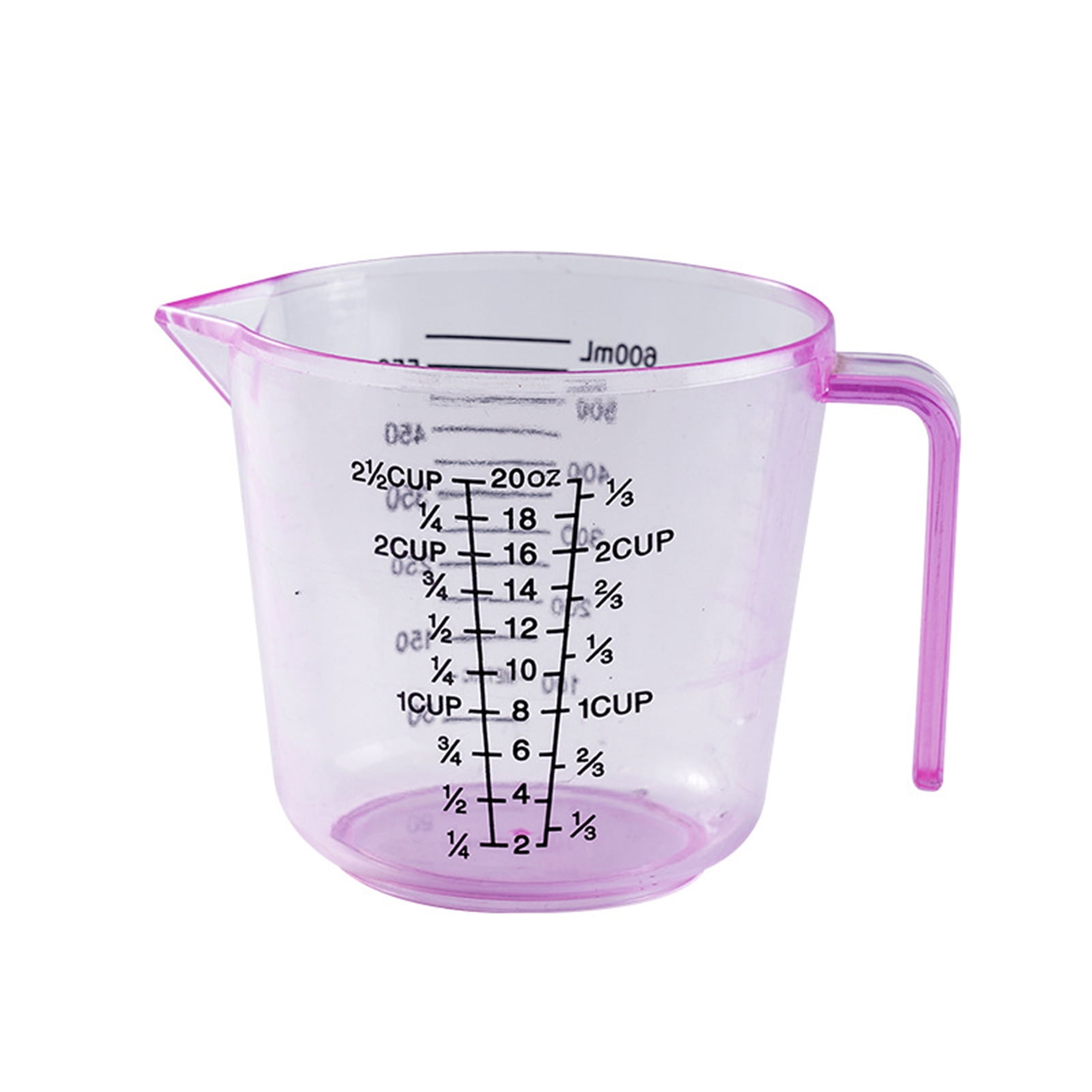 500ML PP Measuring Cup Transparent Straight Handle Half Handle Liquid Measuring  Cup With Accurate Scale Suitable For Kitchen Use - AliExpress
