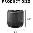 thumbnail image 3 of Mason Jar Vacuum 2 IN 1 Design Electric Mason Jar Vacuum Sealing Kit, Fully Automatic Suction Stop Food Storage Vacuum Sealer for Wide Mouth and Regular Mouth Mason Jars, Black, 3 of 7