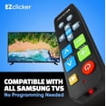 thumbnail image 3 of Big Button Universal TV Remote (Black) Simple Easy to Use Great for Seniors Works with Major TV Brands (2xAAA Batteries Not Included), 3 of 4