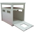 thumbnail image 2 of Couvercle de bac à litière New Age Pet Habitat N Home Jumbo Litter Loo, blanc, 2 of 4
