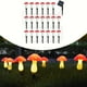 thumbnail image 1 of Luz solar para jardín, luz para caminos, regalos, arte para exteriores, decoración paisajística, accesorios para patio, césped, patio, cerca exterior. 20 Luz de hongo, 1 of 8