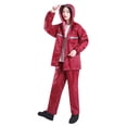 thumbnail image 1 of Abrigos de lluvia Baoblaze Traje Impermeable Cinta Reflectante Rojo SG, 1 of 7