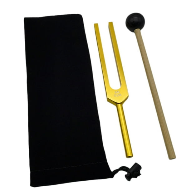 Juego de Diapasones de Aleación de Aluminio Instrumento de Terapia de Sonido Accesorios para Instrumentos Musicales Alivio del Estrés Laboral MI528HZ