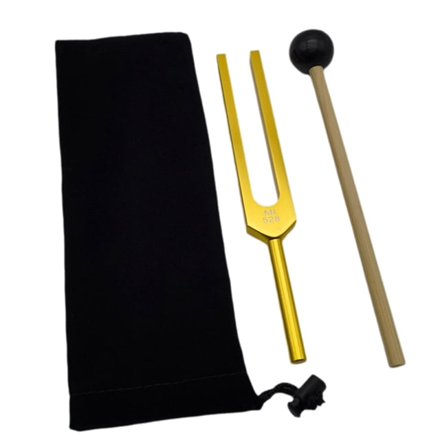 Juego de Diapasones de Aleación de Aluminio Instrumento de Terapia de Sonido Accesorios para Instrumentos Musicales Alivio del Estrés Laboral MI528HZ