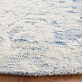 thumbnail image 3 of SAFAVIEH Metro Rosalind Medallion Area Rug, Blue/Ivory, 6' x 6' Round, 3 of 8