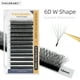 thumbnail image 1 of NAGARAKU W Forma 6D Volumen Extensiones De Pestañas Premium Mega Full Denso Postizas, 1 of 3
