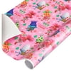 Plus Mark 40" Trolls Christmas Wrapping Paper (60 Sq. ft., 1-Roll)