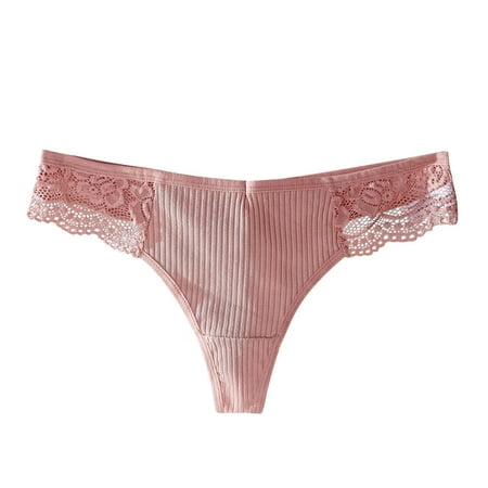 Mortilo Cotton Panties For Women   Workout Thongs Low Rise Panty Breathable Underwear For Women Women S Exotic Panties Pink XL