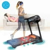 Folding electric treadmill1000W treadmill running machine Electric Motorized Power Running Jogging Machine 110V with LED display screen