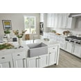 thumbnail image 5 of Blanco 402313 Ikon 27" Farmhouse Single Basin Silgranit Kitchen Sink - Off White, 5 of 7